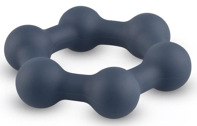 Cockring Hexagone avec boules