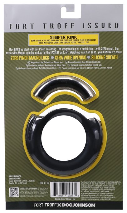Cockring Pinch Zero 45 mm - Poids 300g