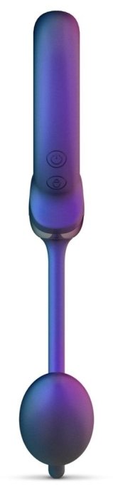 Cockring + Plug vibrant Eclipse Hueman 6.5 x 3cm - Diamètre 45mm