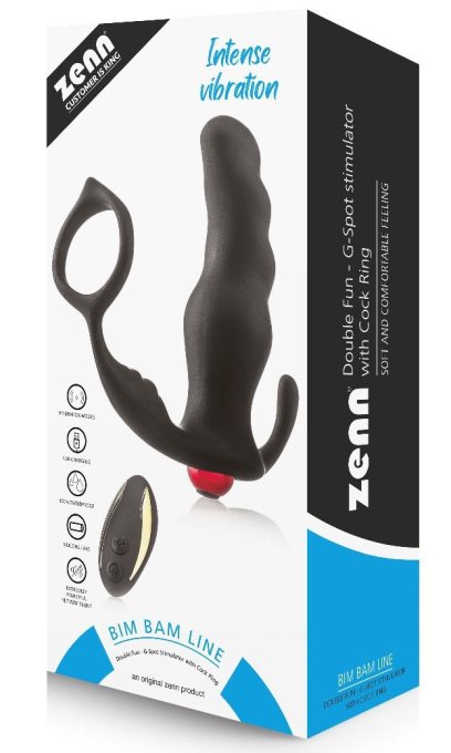 Cockring - Plug vibrant Intense Vibration 10 x 3.8cm