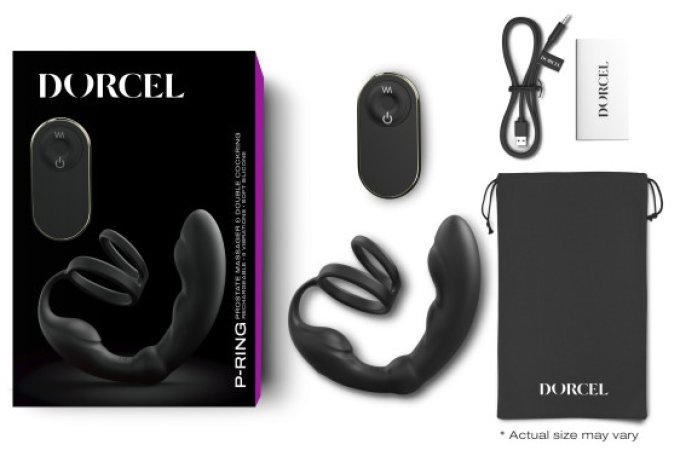 Cockring Plug Vibrant  P-Ring Dorcel 9 x 3.7cm