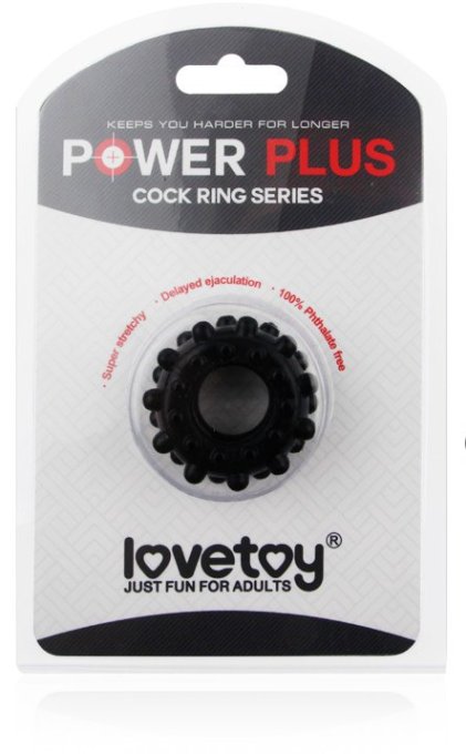 Cockring power Plus Bubble Noir