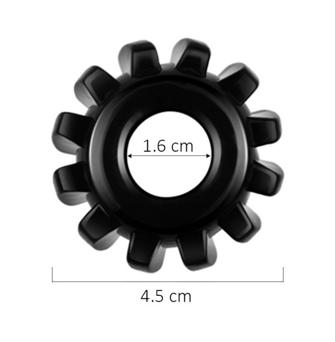 Cockring Power Plus Wheel Noir