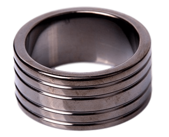 Cockring RIBBED Black 25mm