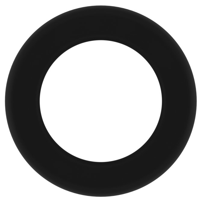 Cockring Round Flex Sono N°39 - 35mm Noir