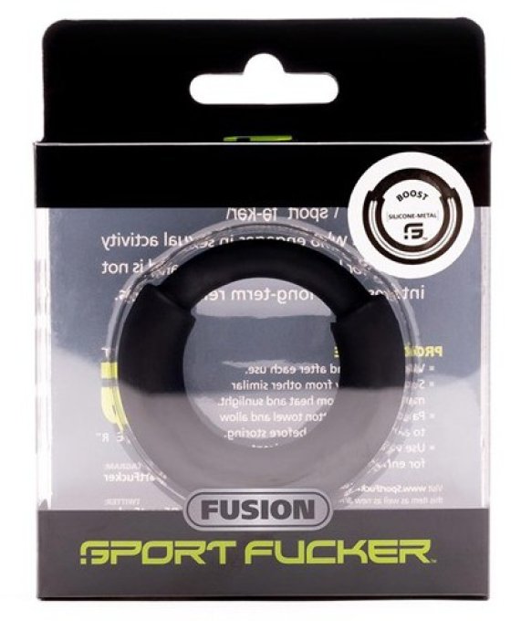 Cockring Silicone Boost Noir