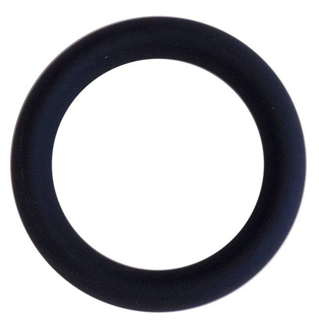 Cockring silicone Thick Ring Noir