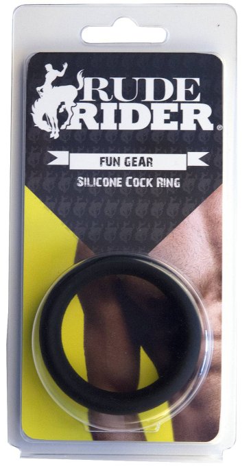 Cockring silicone Thick Ring Noir