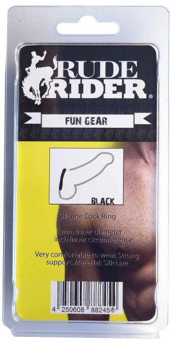 Cockring silicone Thick Ring Noir