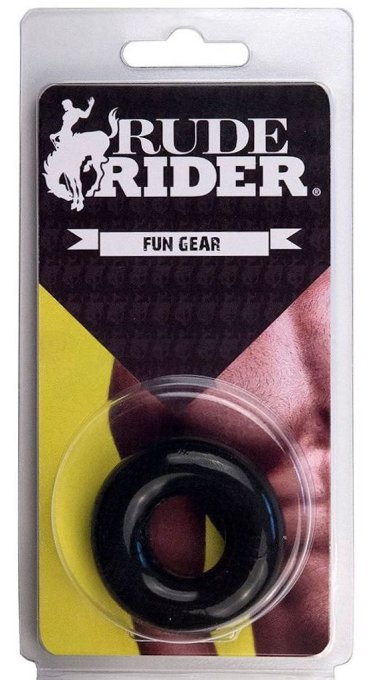 Cockring souple Fat Stretchy Noir