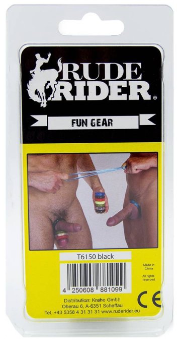 Cockring souple Fat Stretchy Noir