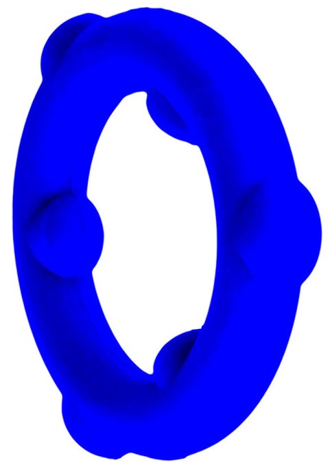 Cockring Spinner 25 mm Bleu