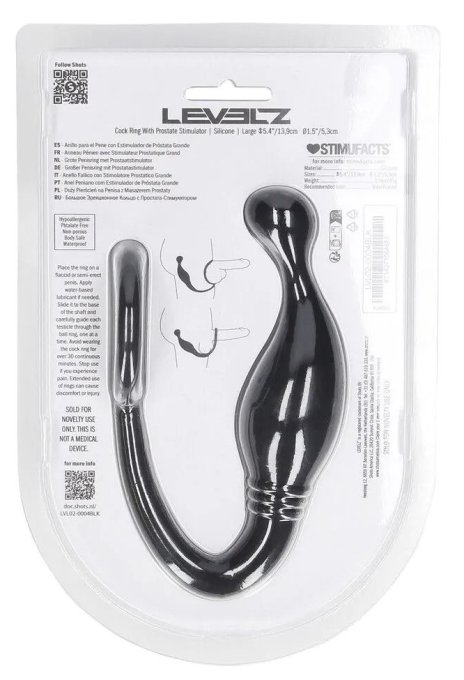 Cockring-Stimulateur prostate Ringpy L 12 x 3.3cm