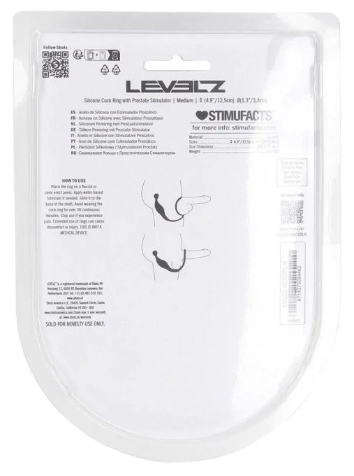 Cockring-Stimulateur prostate Ringpy M 11 x 2.9cm