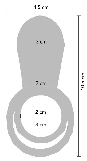 Cockring vibrant Annel Stim 30mm