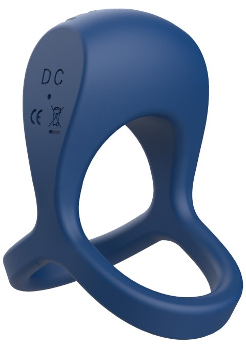 Cockring vibrant Brutal 45 mm Bleu
