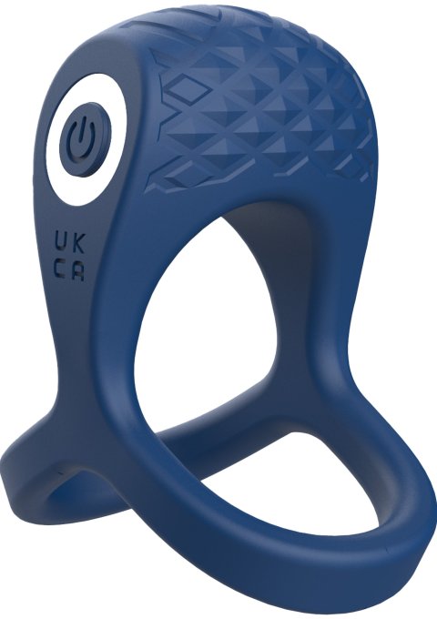 Cockring vibrant Brutal 45 mm Bleu