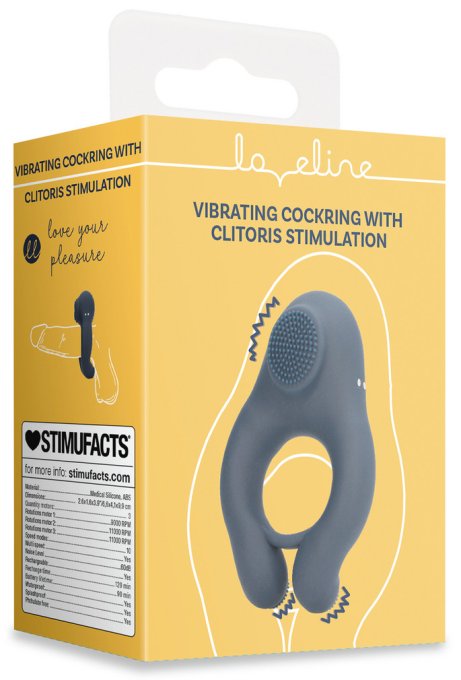 Cockring Vibrant Clitest 35mm Bleu