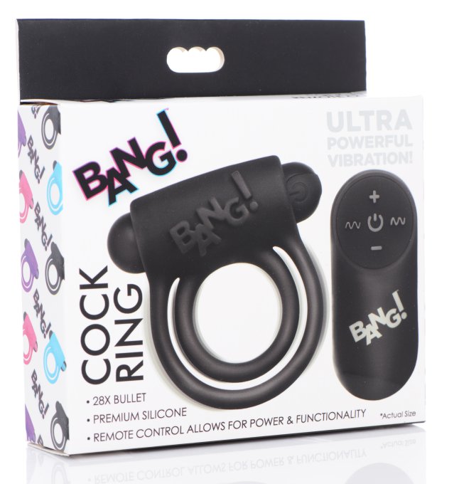 Cockring vibrant en silicone vibrant  RING VIBES 30 et 45mm