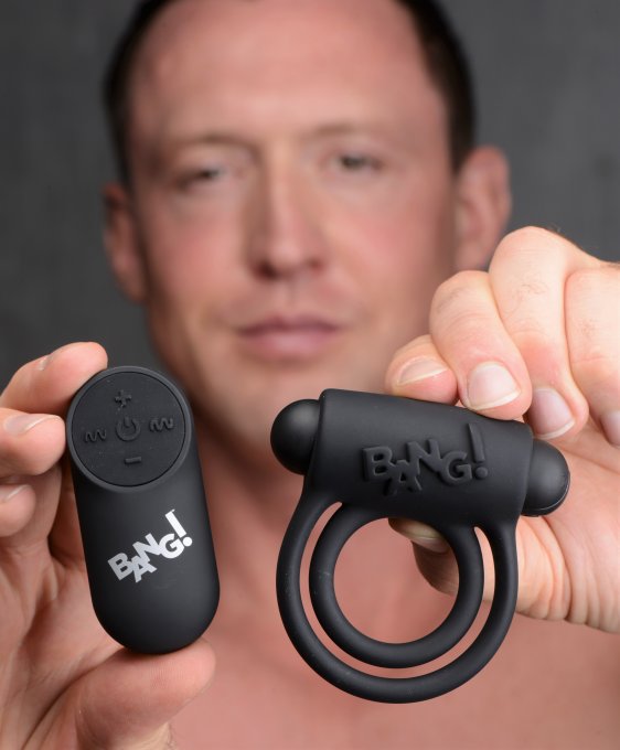 Cockring vibrant en silicone vibrant  RING VIBES 30 et 45mm