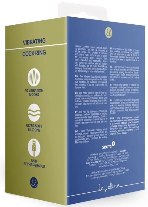 Cockring Vibrant Licorice 35 mm Noir