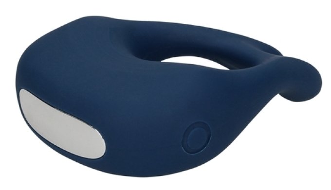 Cockring Vibrant Pointu Baltic 34mm Bleu