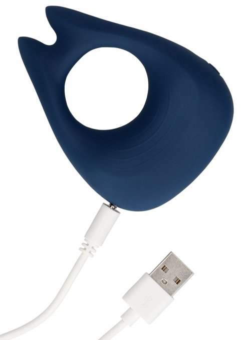 Cockring Vibrant Pointu Baltic 34mm Bleu