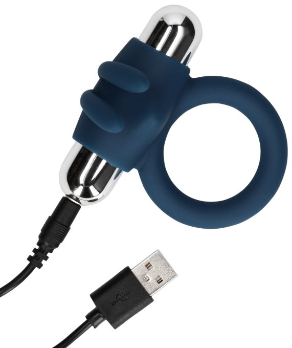 Cockring Vibrant Rabbit Baltic 35 mm Bleu