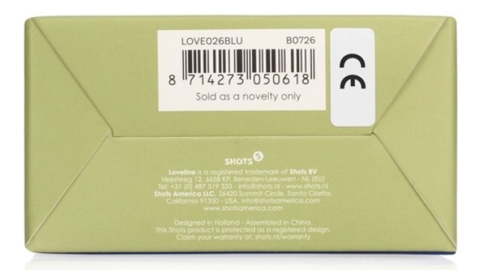 Cockring Vibrant Rabbit Baltic 35 mm Bleu