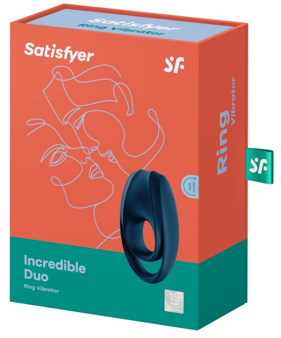 Cockring vibrant Satisfyer Incredible Duo Navy