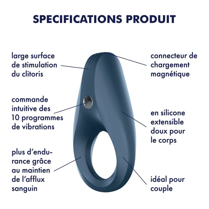 Cockring Vibrant Satisfyer Men 2.5cm