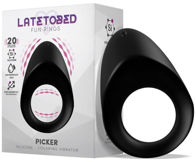 Cockring vibrant Silicone Picker 28mm