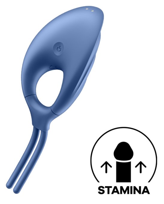 Cockring vibrant Swordsman Satisfyer Bleu