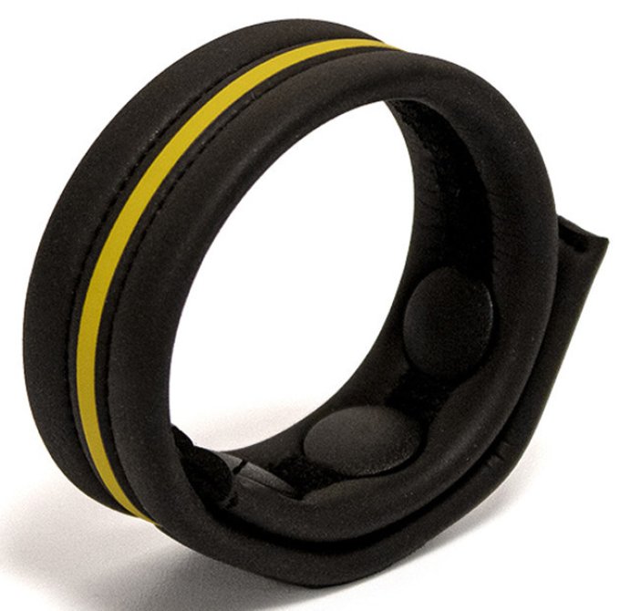 Cockstrap Brutus 40-60 mm Noir-Jaune