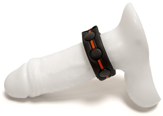 Cockstrap Brutus 40-60 mm Noir-Rouge