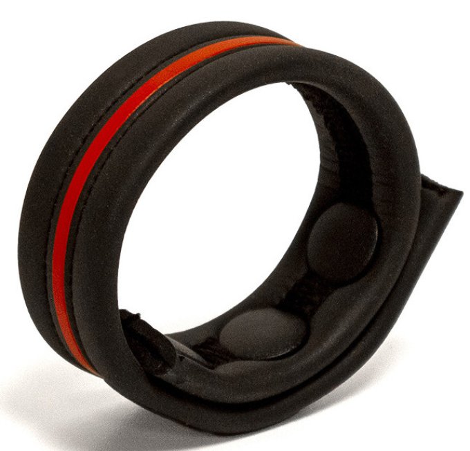 Cockstrap Brutus 40-60 mm Noir-Rouge