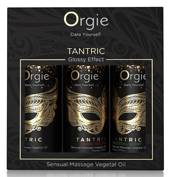 Coffret 3 Huiles de Massage Tantric