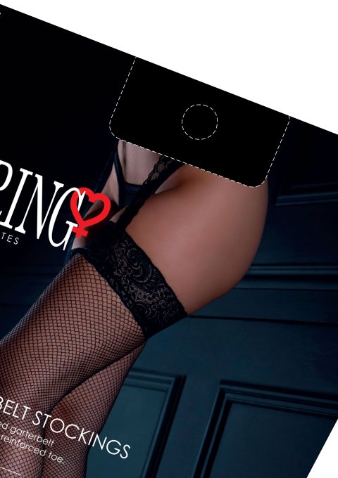 Collants Fishnet Garterbelt Noirs