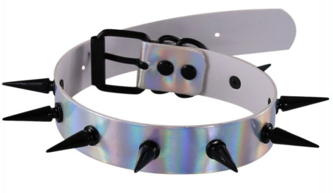 Collier à pointes Piky Laser Argenté