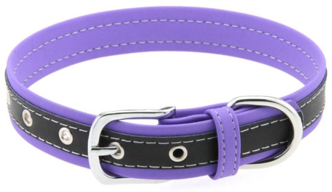 Collier Bicolore Simili Constrated Violet