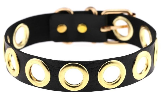 Collier Cirgoth Noir et Doré