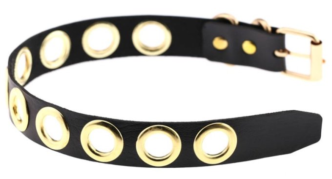 Collier Cirgoth Noir et Doré