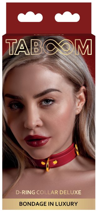 Collier D-Ring Taboom Rouge