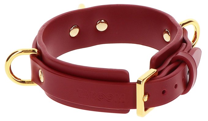 Collier D-Ring Taboom Rouge