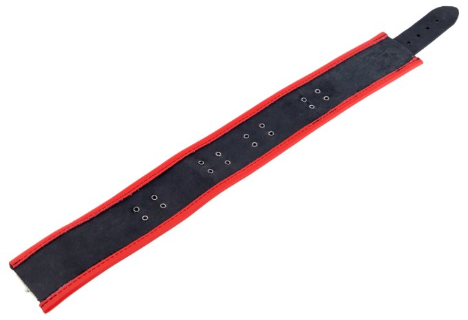 Collier en cuir avec 3 Anneaux D Rouge