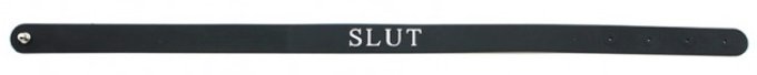 Collier en silicone Slut