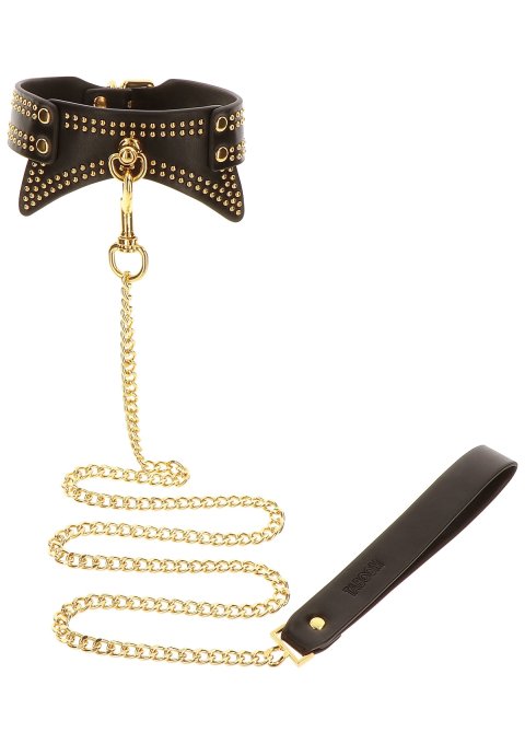 Collier et Laisse Studded Vogue Noir