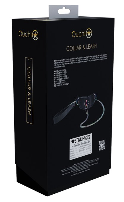 Collier-Laisse Venise Noir