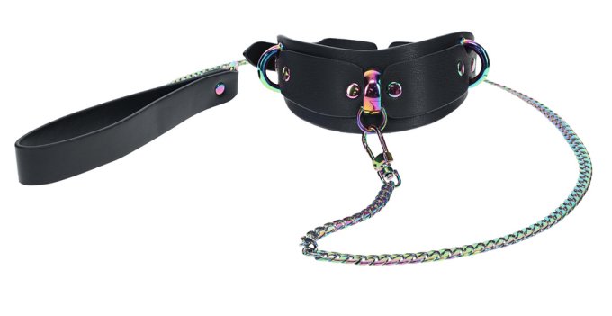 Collier-Laisse Venise Noir