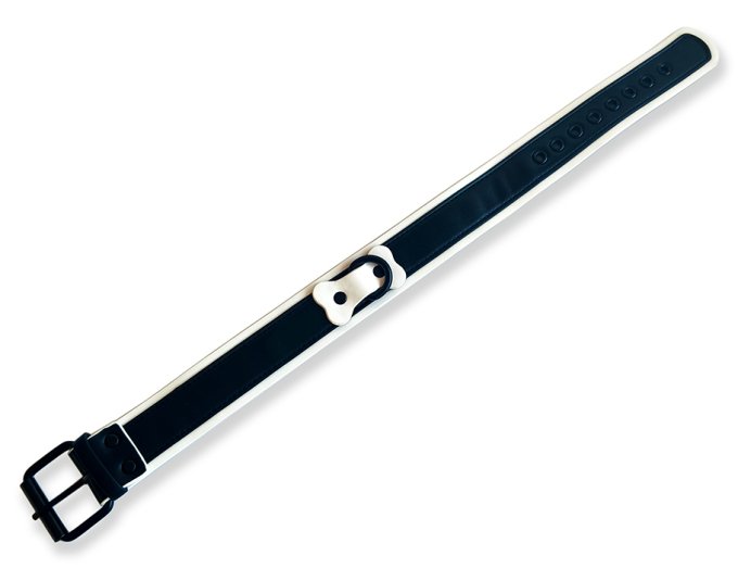 Collier Puppy Collar Noir-Blanc